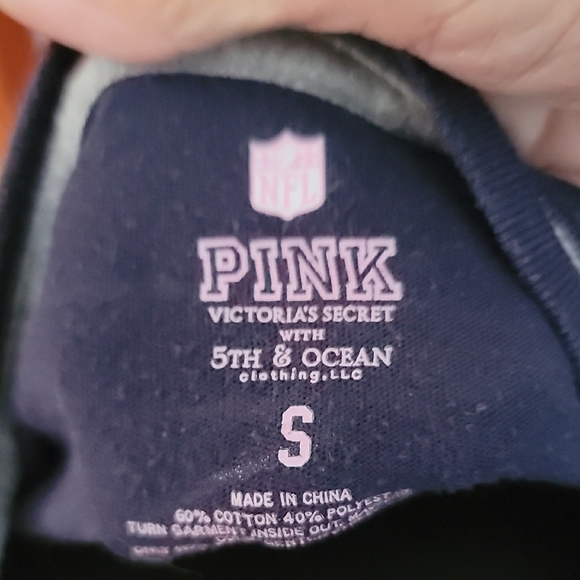 PINK Victoria's Secret Navy Tee - Picture 2 of 7